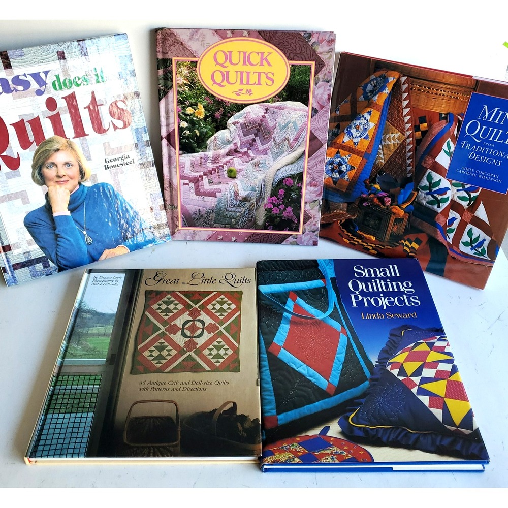 Mini Quilts Corcoran Wilkinson Quick Quilts Small Quilting Projects lot 5 NOS